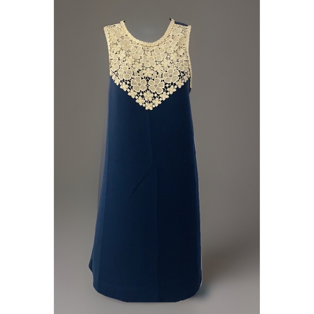 Lilly Pulitzer Nala Lace Bodice shift Good Navy Lace dress Size 6 Orig $178 EUC - Picture 3 of 10